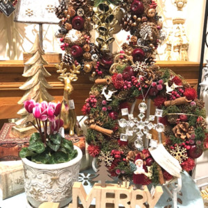 【数量限定】クリスマスカラーの赤リース〈直営店共通〉