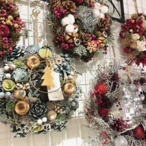 クリスマスリースとアイテム〈梅田店〉