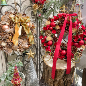 【NEWS】新作のクリスマスリース〈直営店共通〉