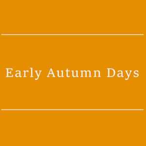 【NEWS】Early Autumn Days〈直営店共通〉