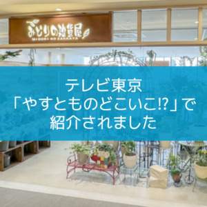 【NEWS】テレビ大阪「やすとものどこいこ！？」で紹介されました〈みのお店〉