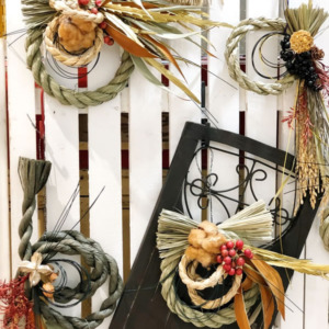 【NEWS】on the leaf しめ飾り再々入荷しました☆〈みどり共通〉