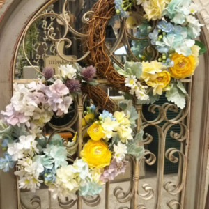 【5月ﾜｰｸｼｮｯﾌﾟ】Summer Wreath arrangement〈西宮店〉