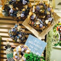 ブルーがとても爽やかなシェルリース〈京都マルイ店〉