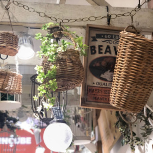 色々な形のバスケット〈京都桂川店〉